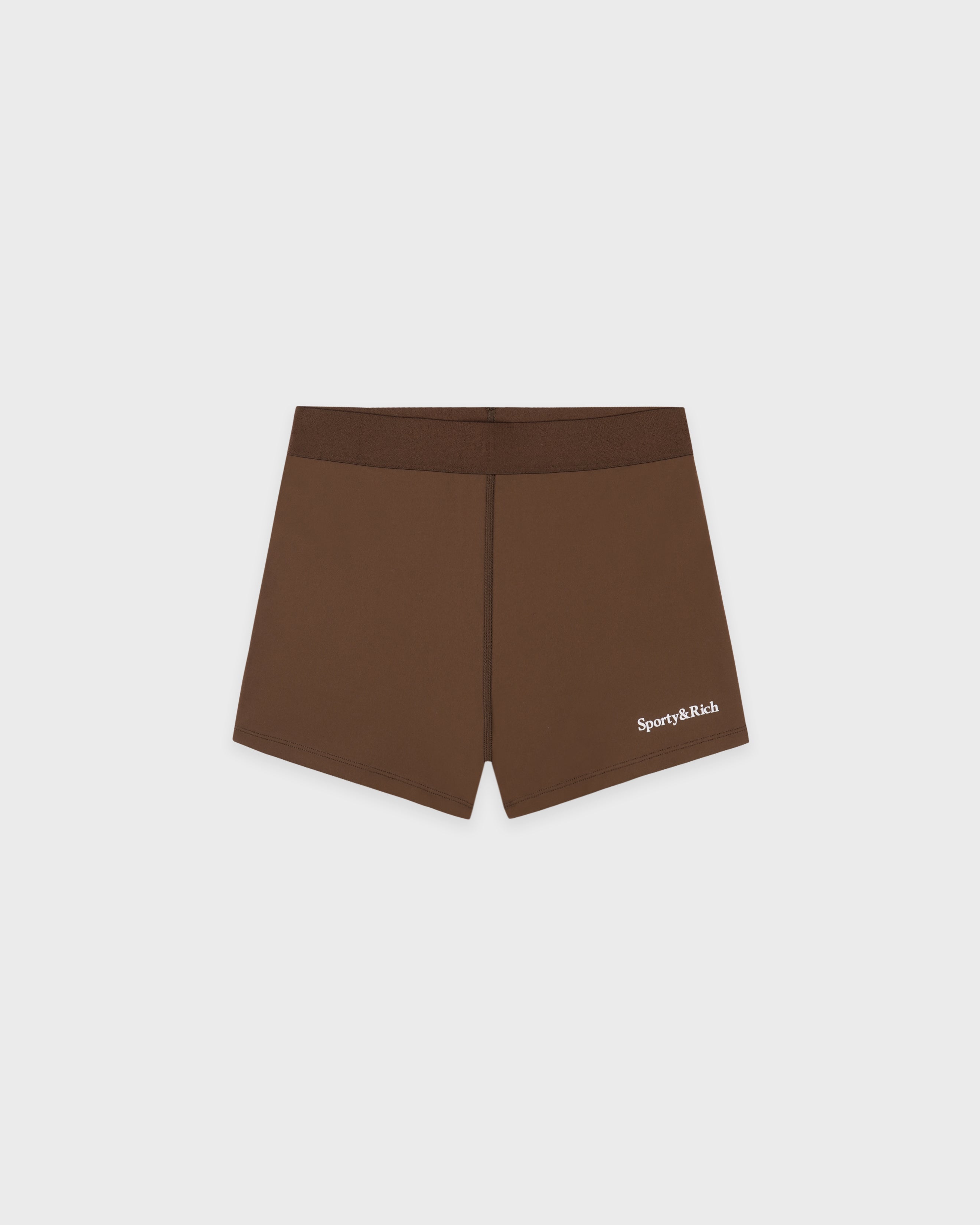 Serif Logo Active Short - Toffee/White