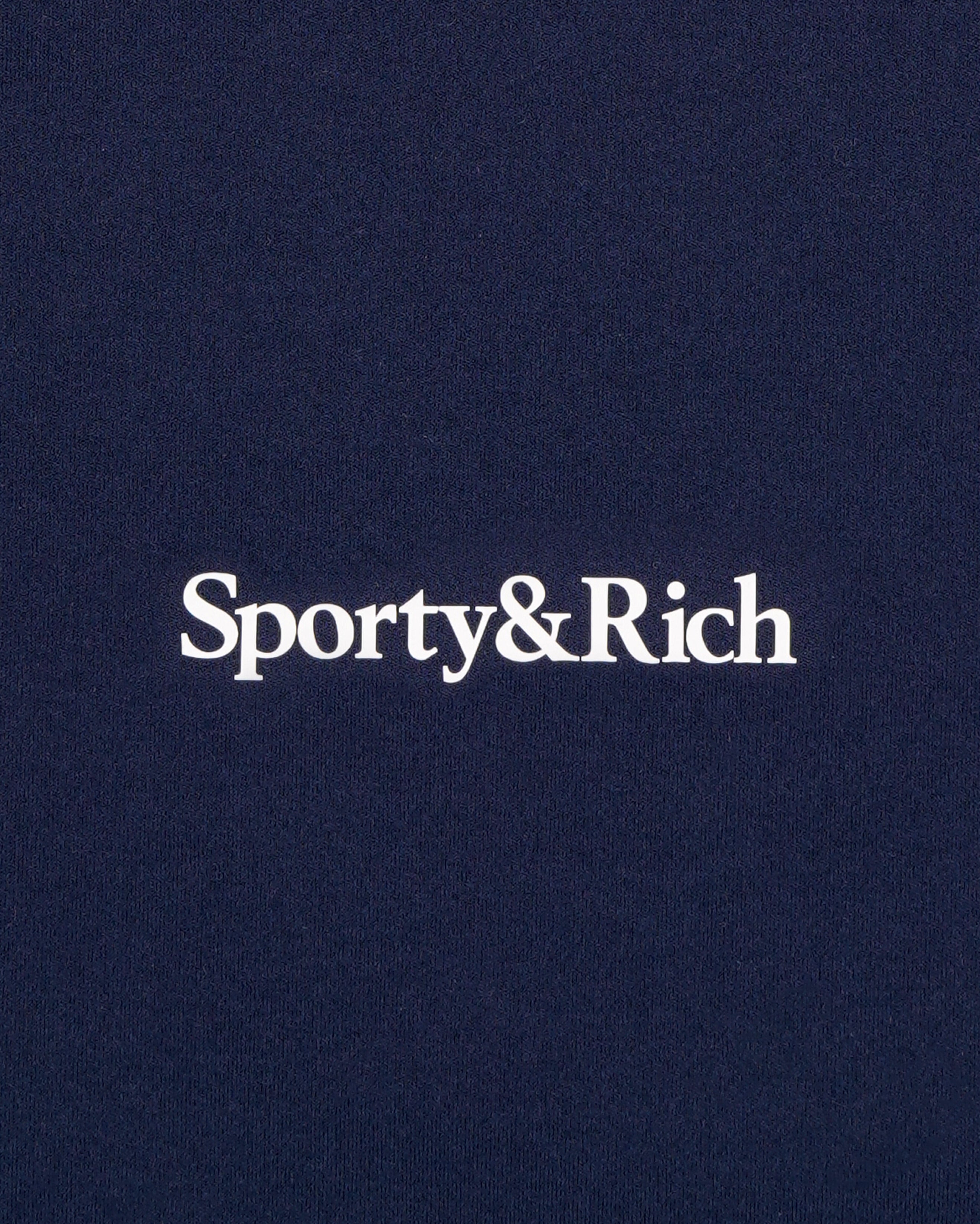 Serif Logo Legging - Navy/White