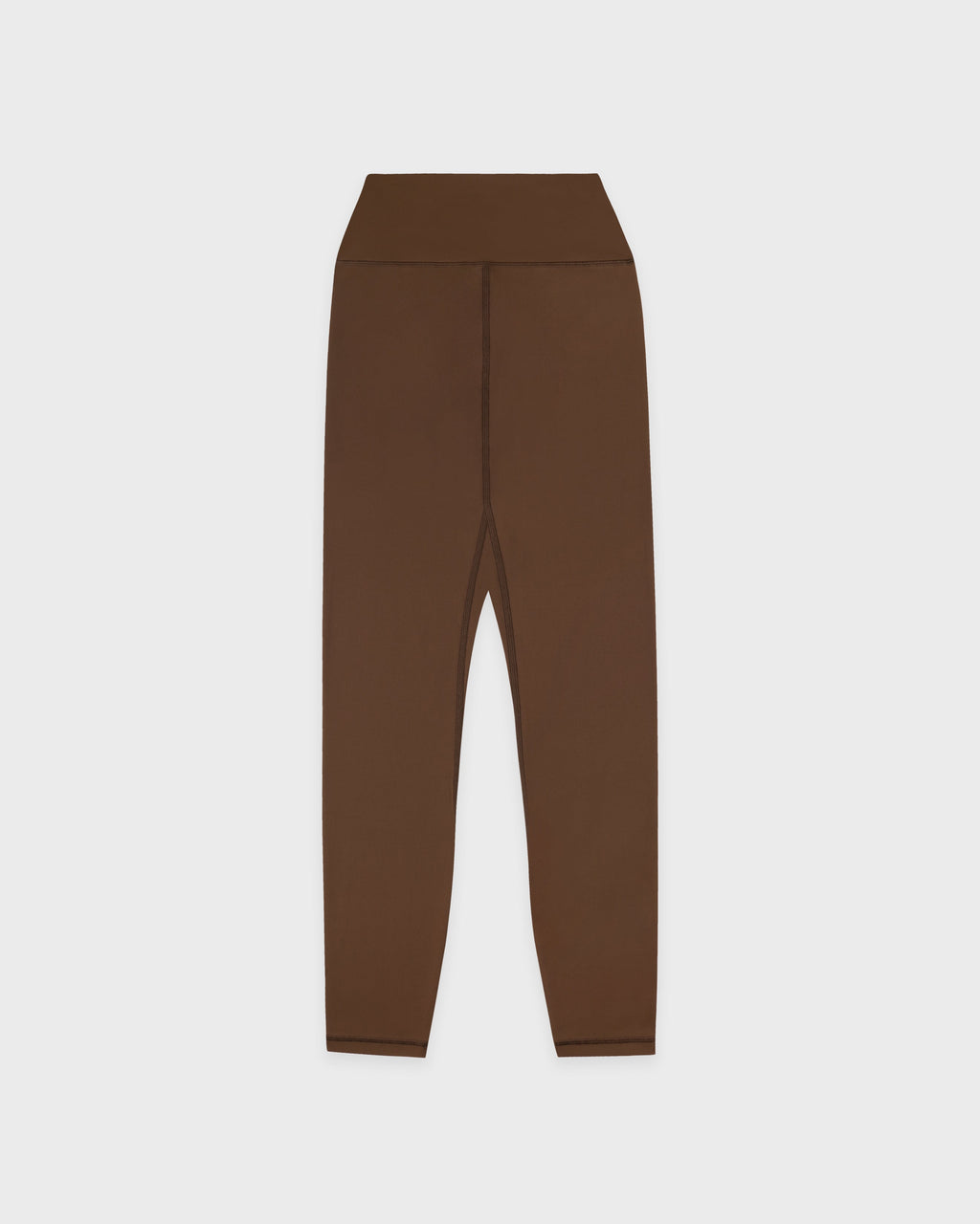 Serif Logo Legging - Toffee/White