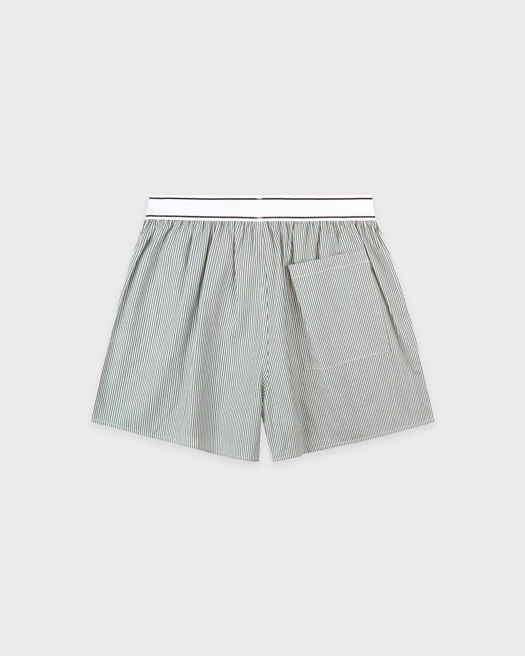 Serif Logo Boxer - Forest striped