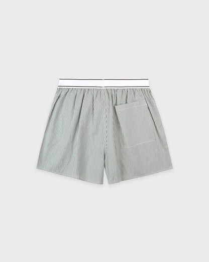 Serif Logo Boxer - Forest striped
