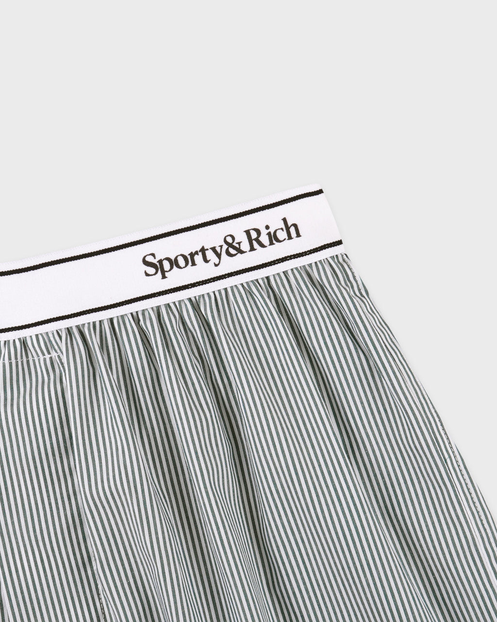 Serif Logo Boxer - Forest striped