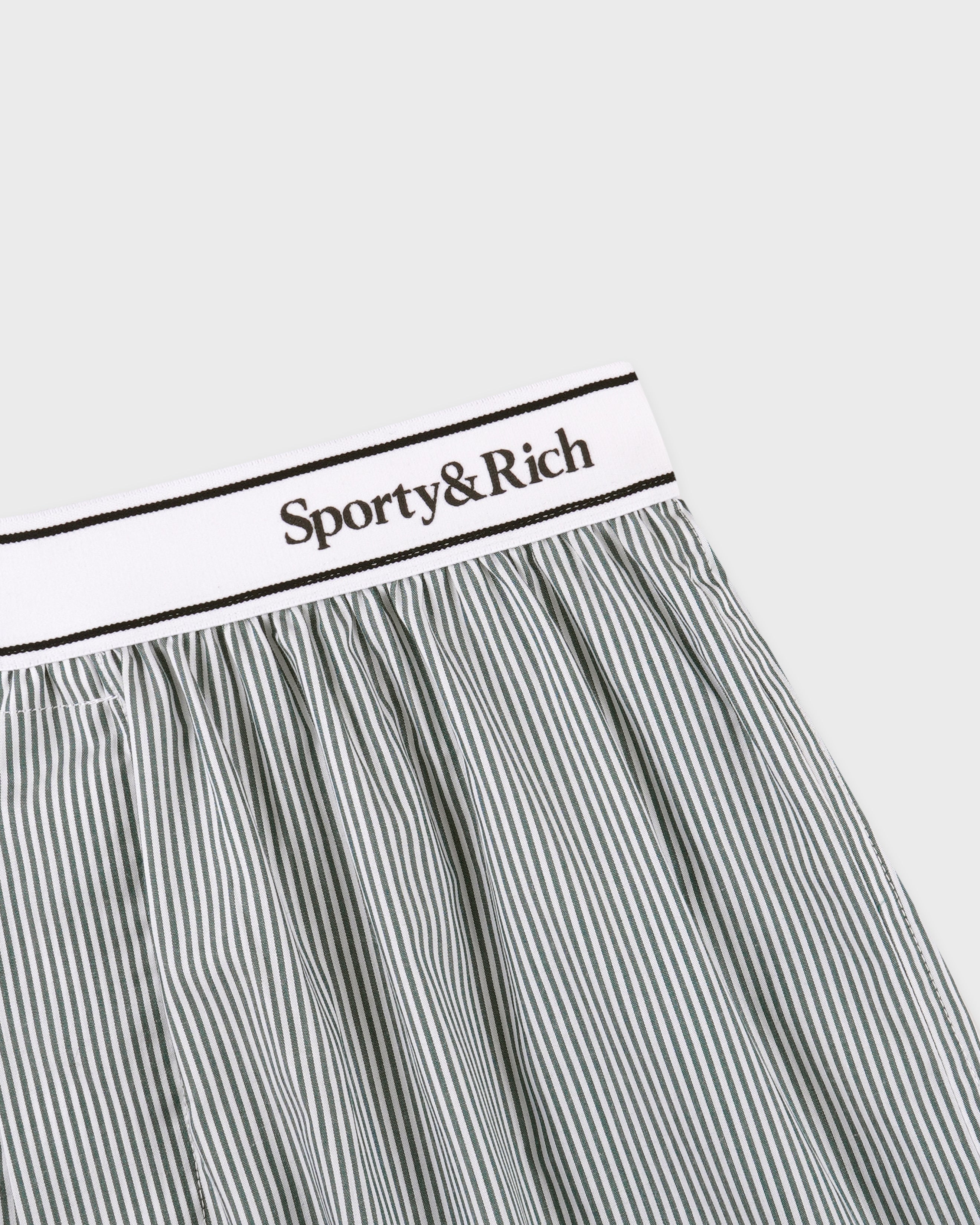 Serif Logo Boxer - Forest striped