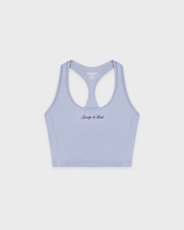 Signature Logo Sports Tank - Faded Blue/Navy