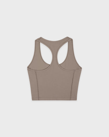 Signature Logo Sports Tank - Hazelnut
