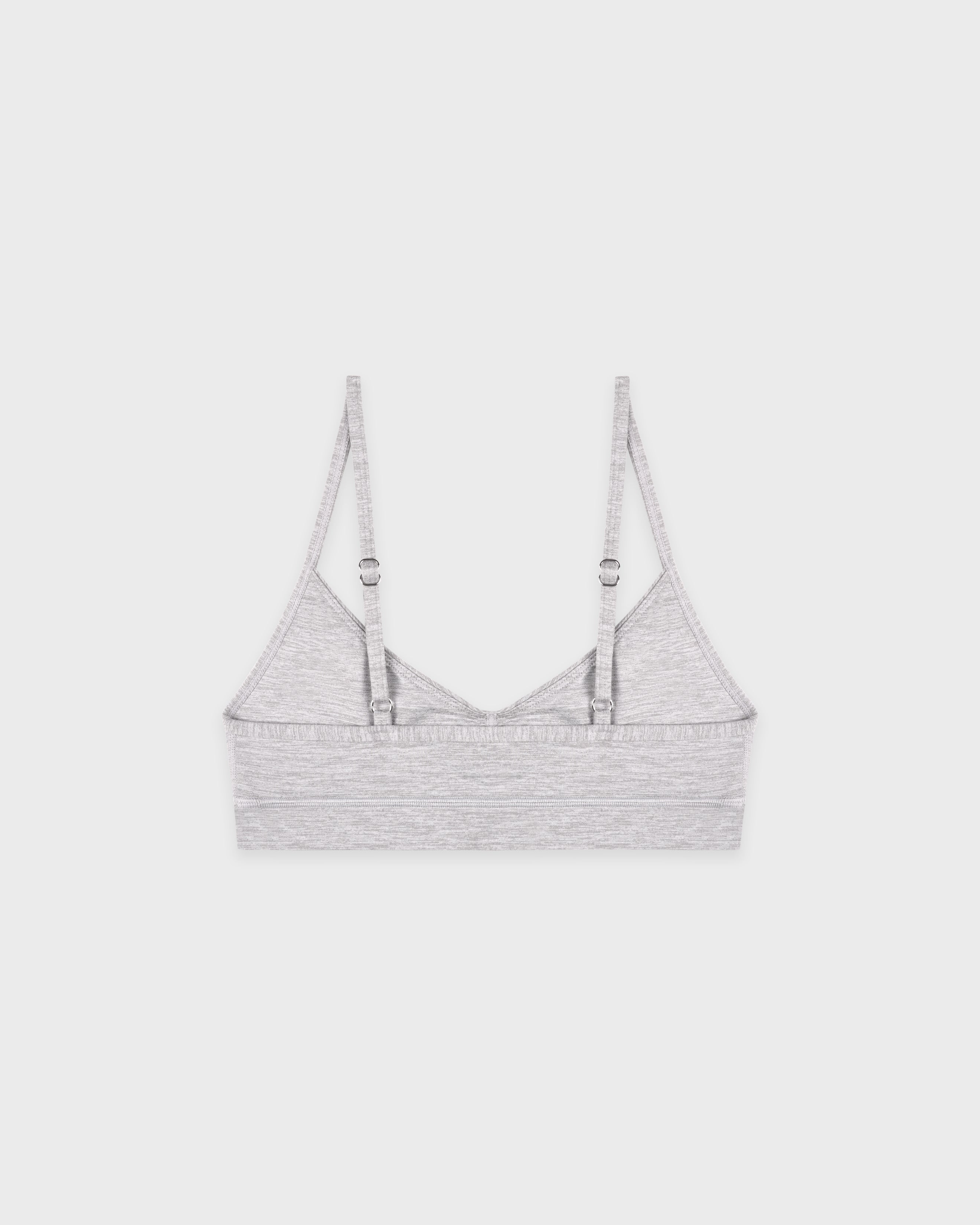 Signature Logo Mini Sports Bra - Heather Gray