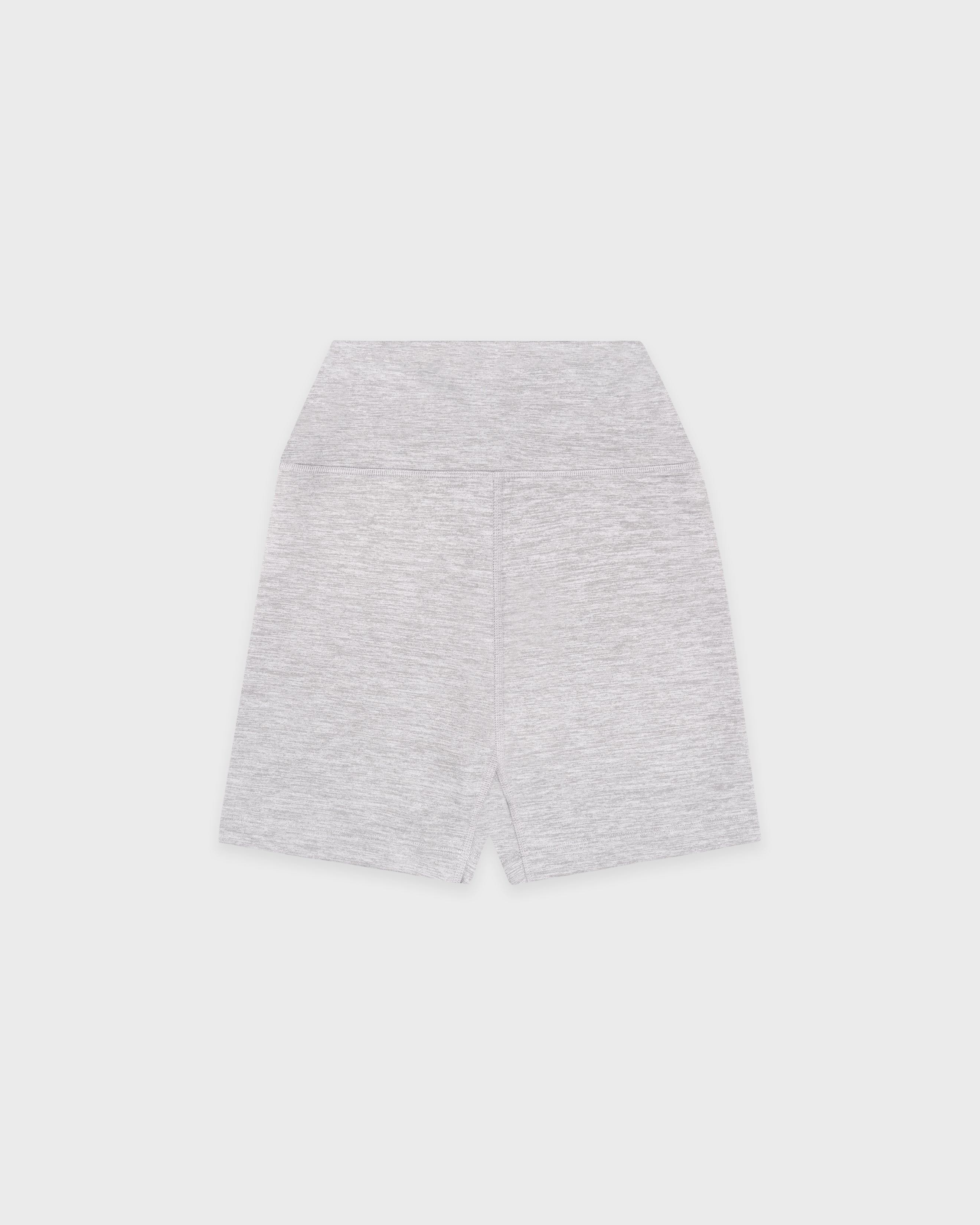 Signature Logo Biker Short - Heather Gray