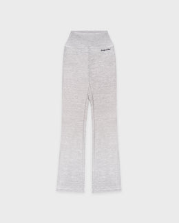 Signature Logo Flared Legging - Heather Gray/Navy
