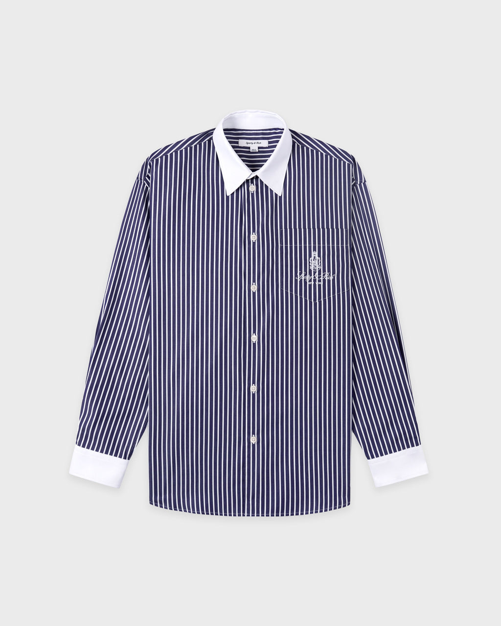 Vendome Oversized Shirt - Blue Striped