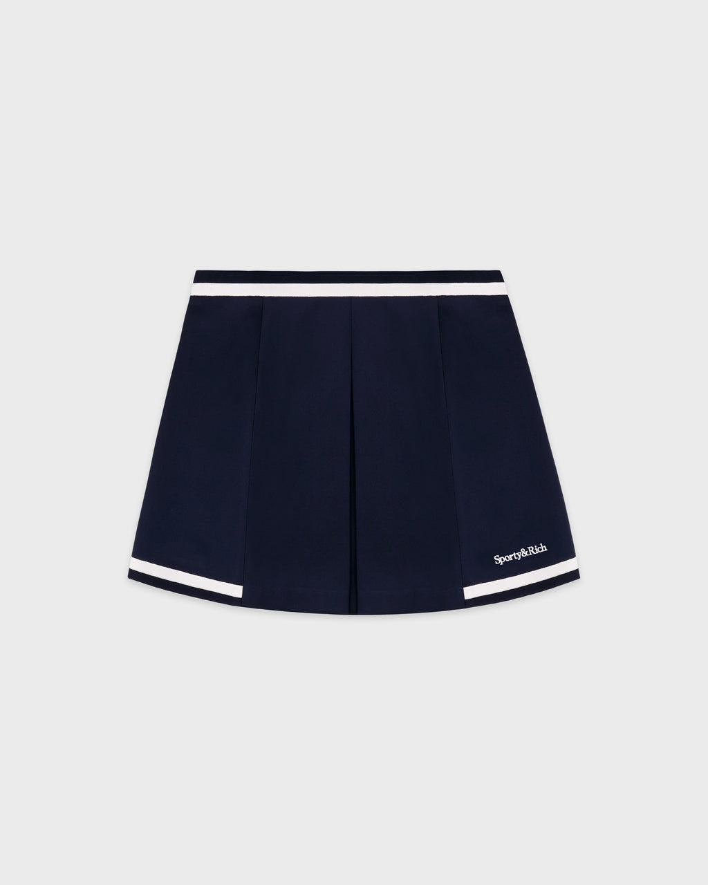 Serif Logo Mila Skirt - Navy/White