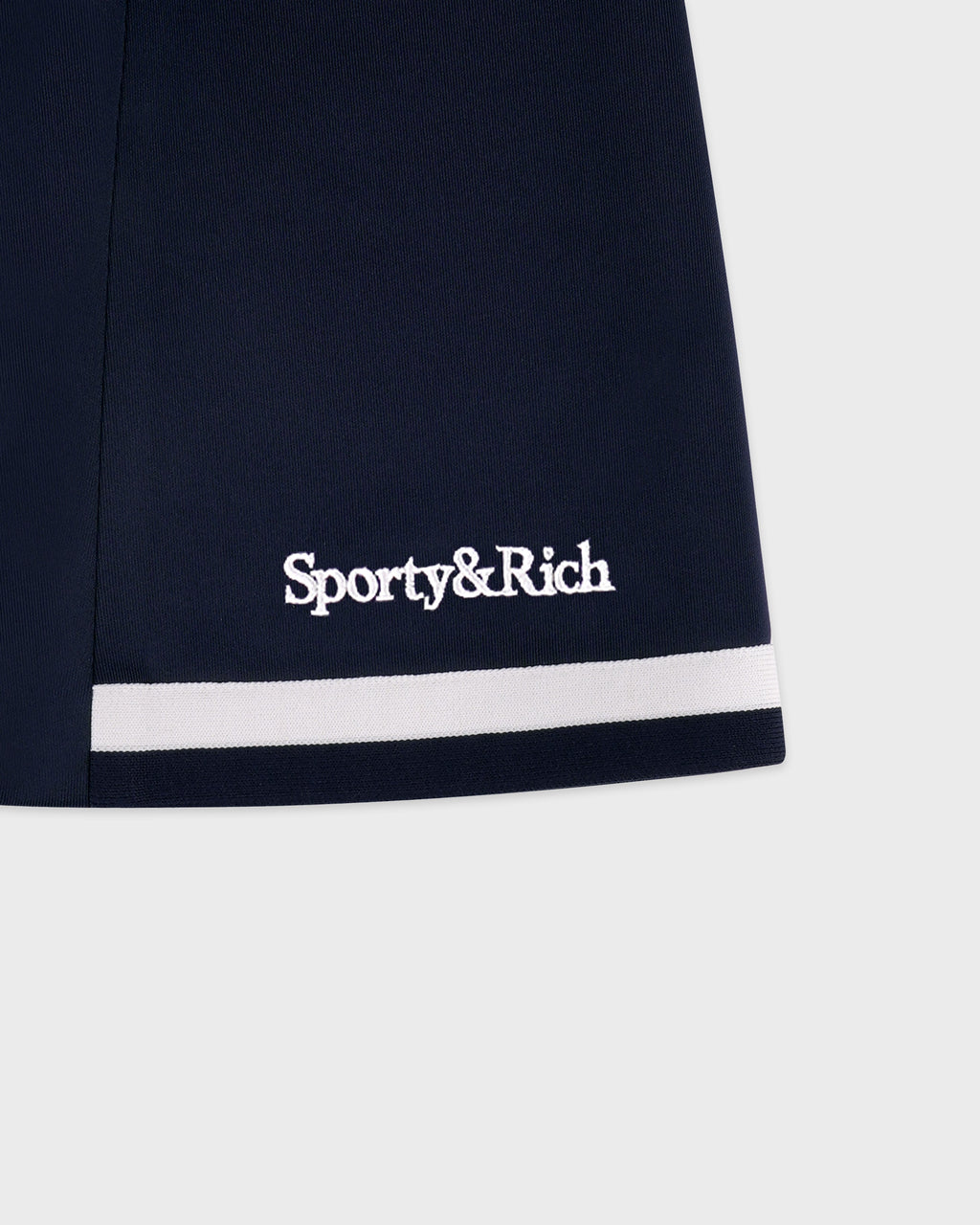 Serif Logo Mila Skirt - Navy/White