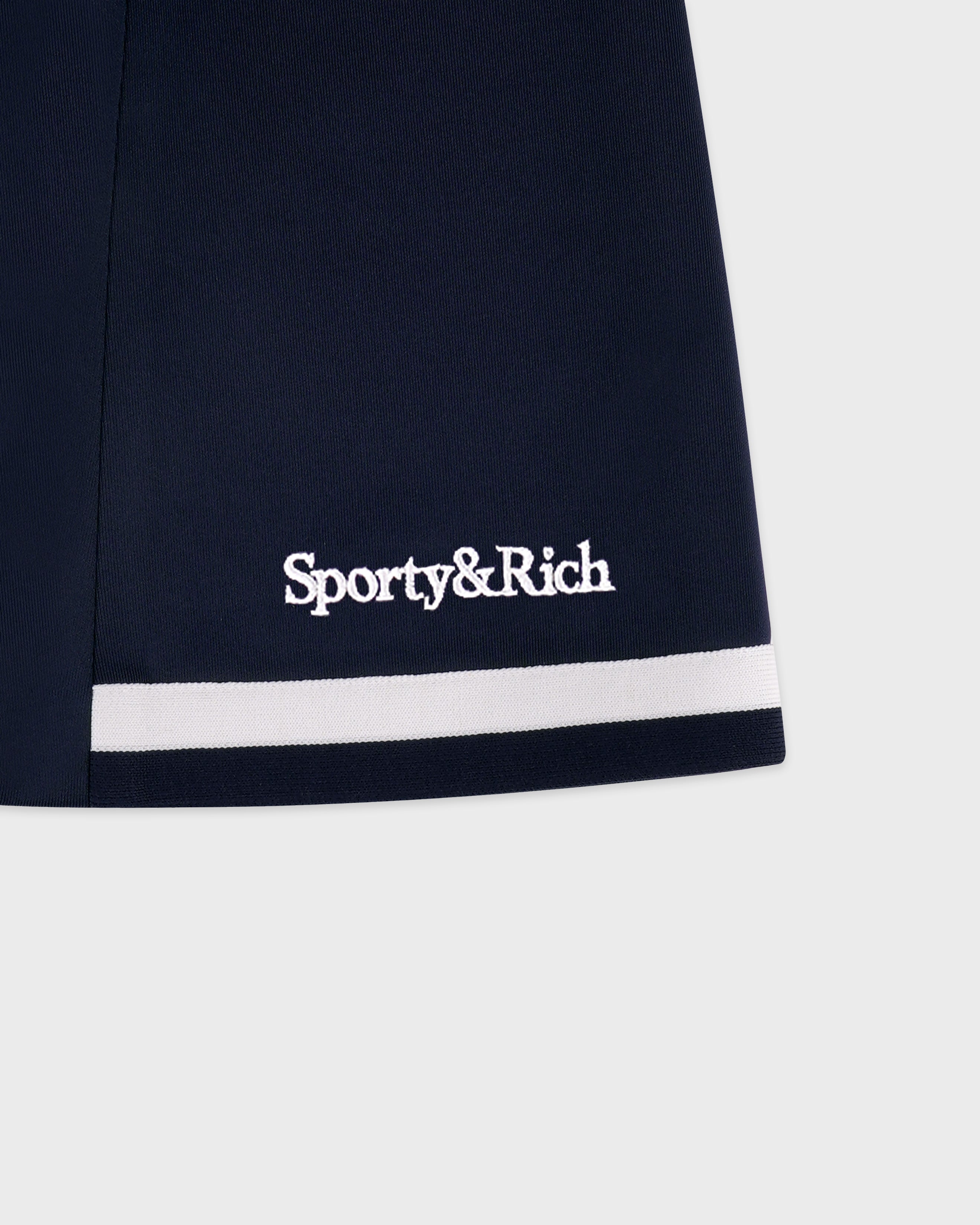 Serif Logo Mila Skirt - Navy/White