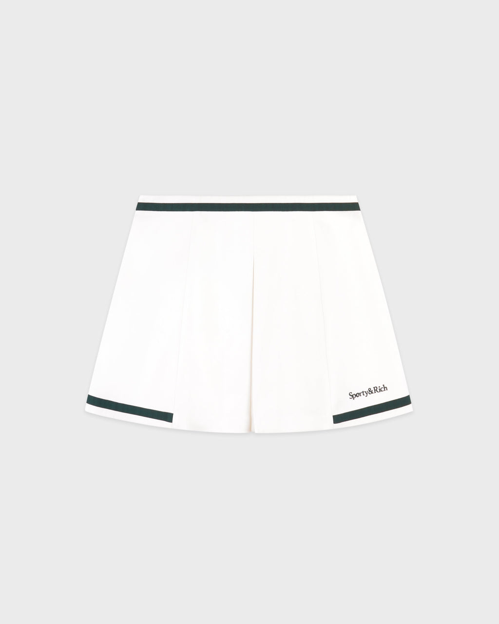 Serif Logo Mila Skirt - White/Forest