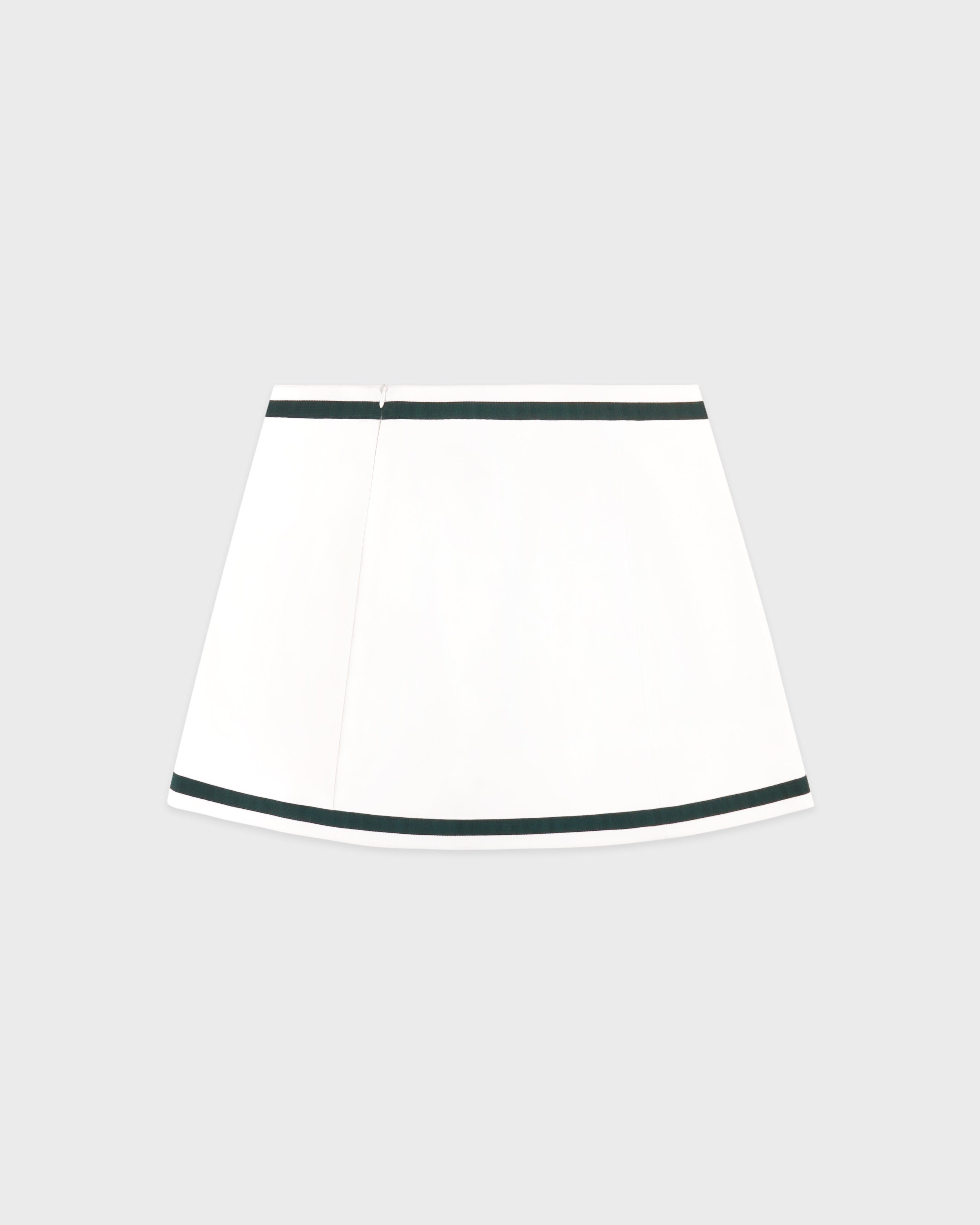 Serif Logo Mila Skirt - White/Forest