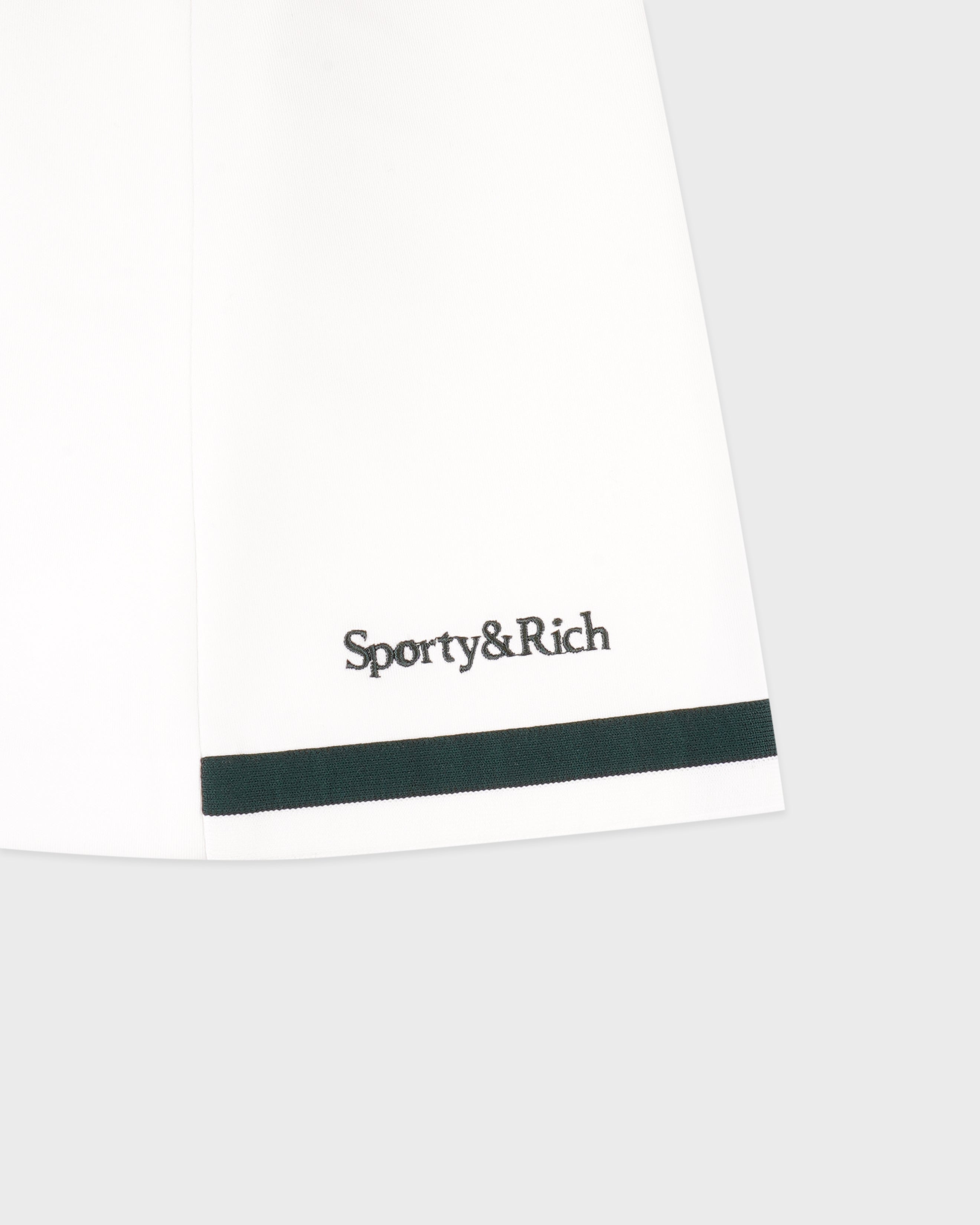 Serif Logo Mila Skirt - White/Forest