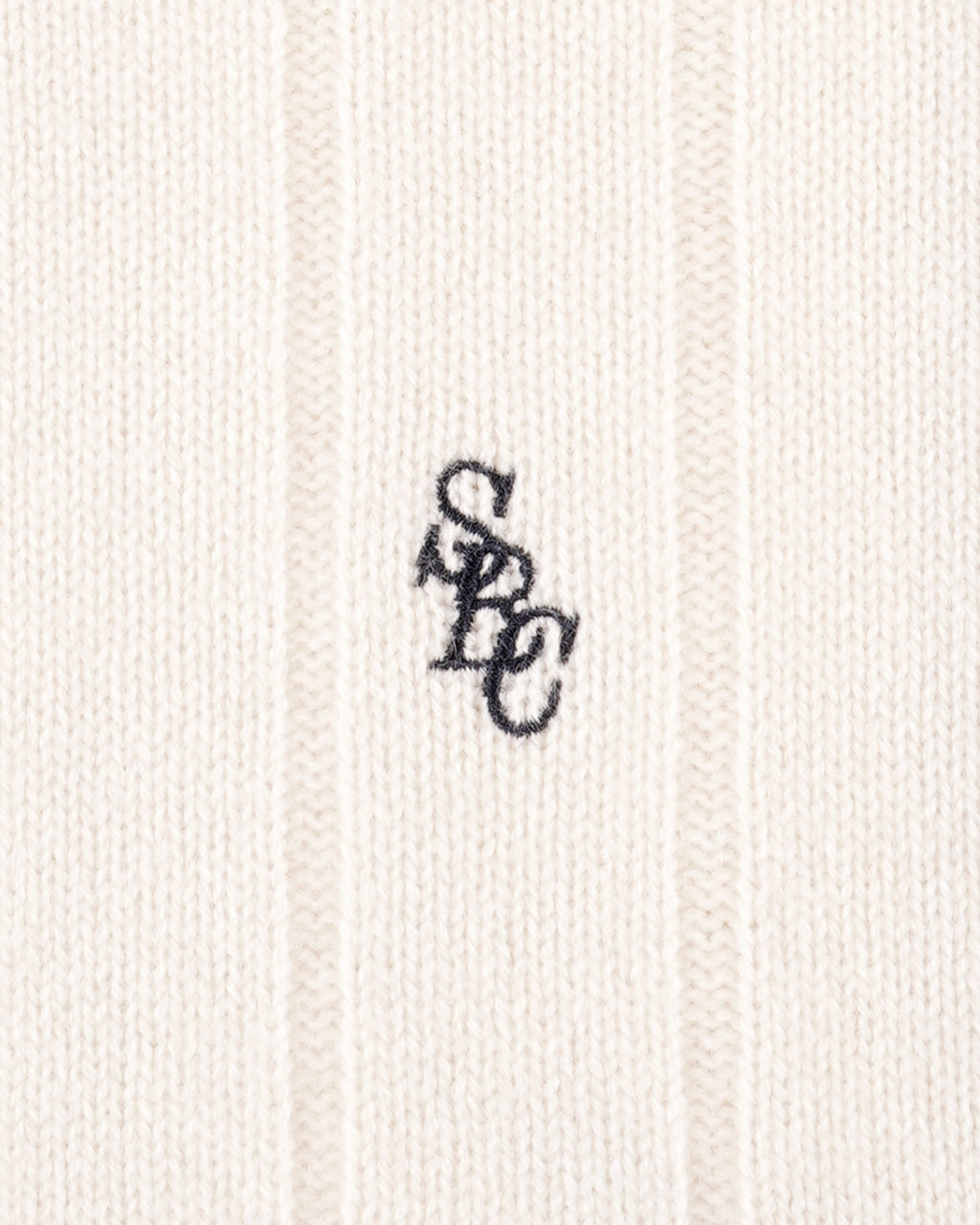 SRC Cricket Cashmere Sweater - Ecru/Navy