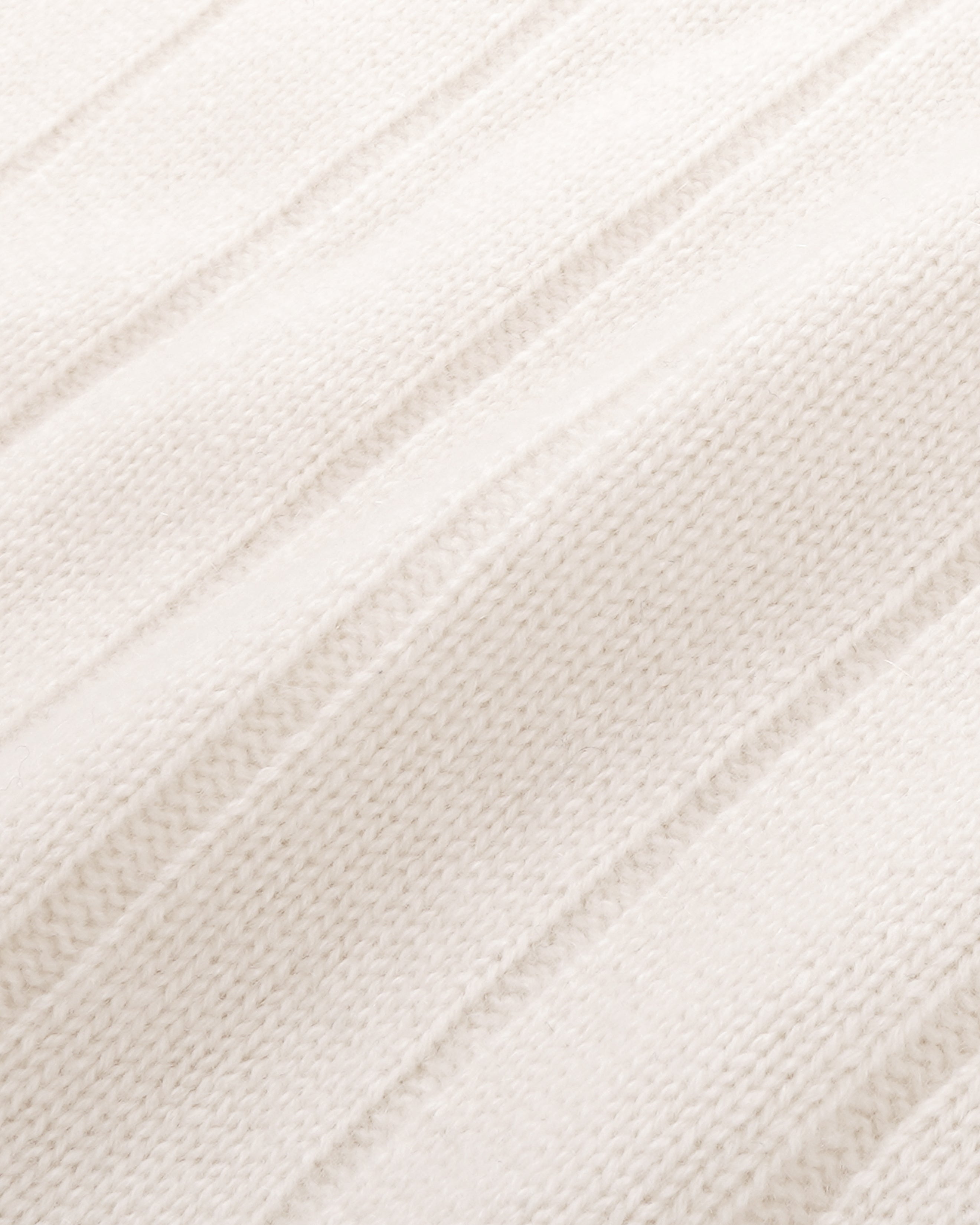 SRC Cricket Cashmere Sweater - Ecru/Navy