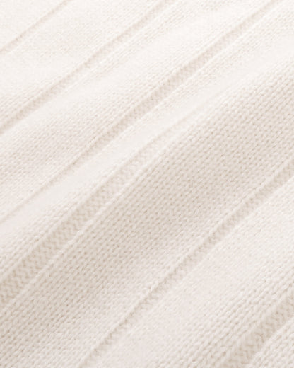 SRC Cricket Cashmere Sweater - Ecru/Navy