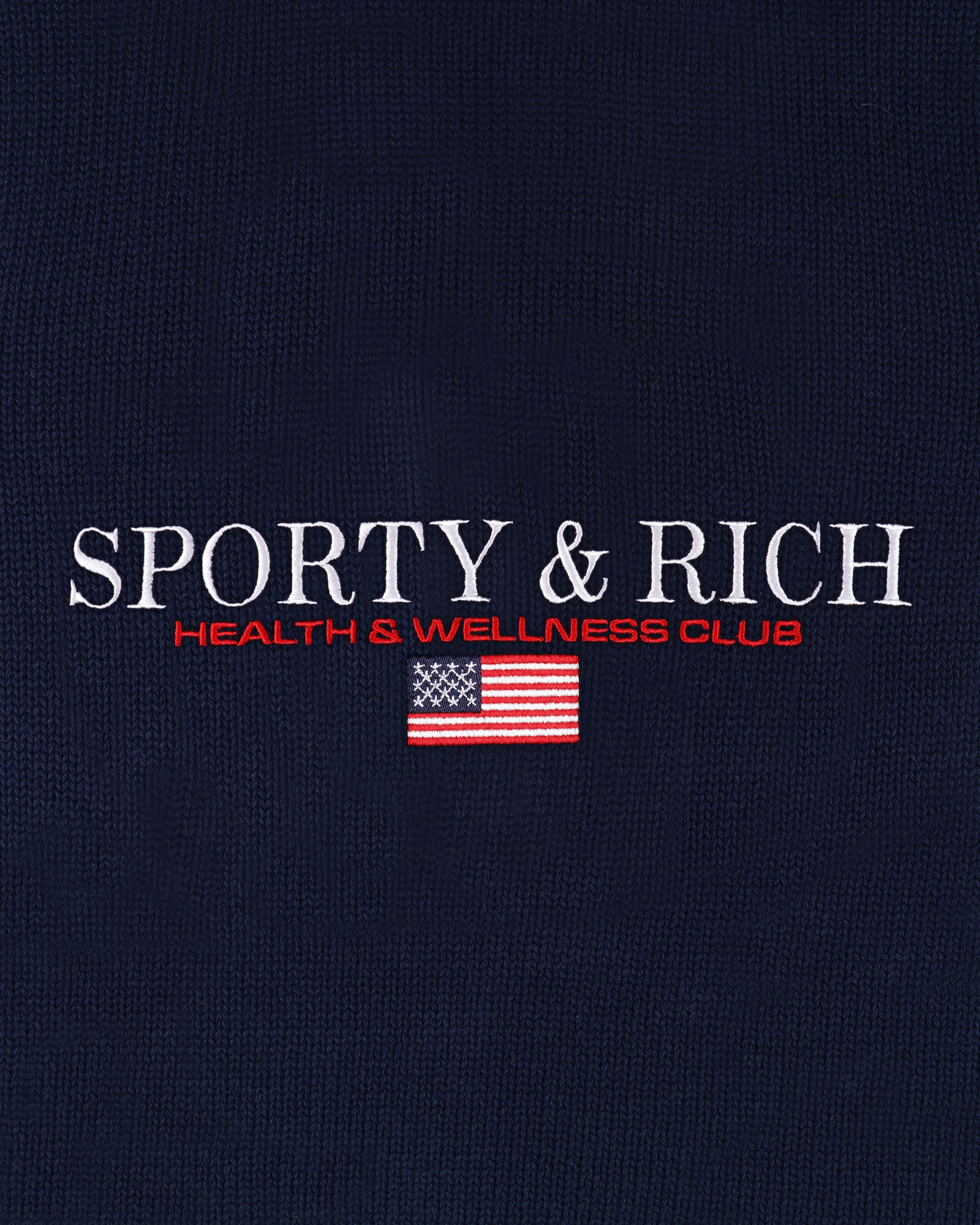 S&R Nautical Knitted Turtleneck - Navy