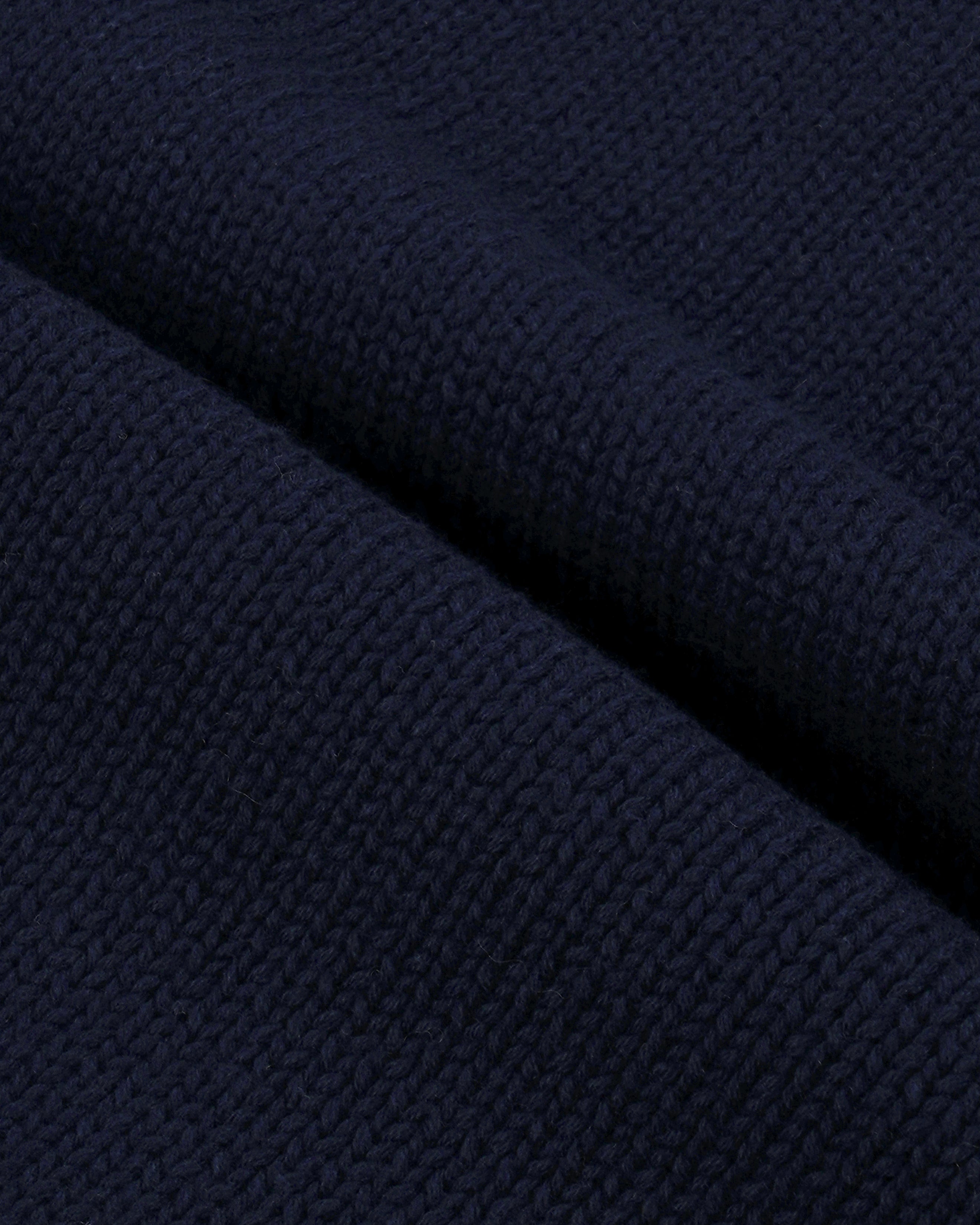 S&R Nautical Knitted Turtleneck - Navy