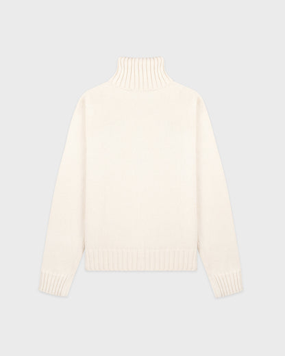 S&R Nautical Knitted Turtleneck - Ecru