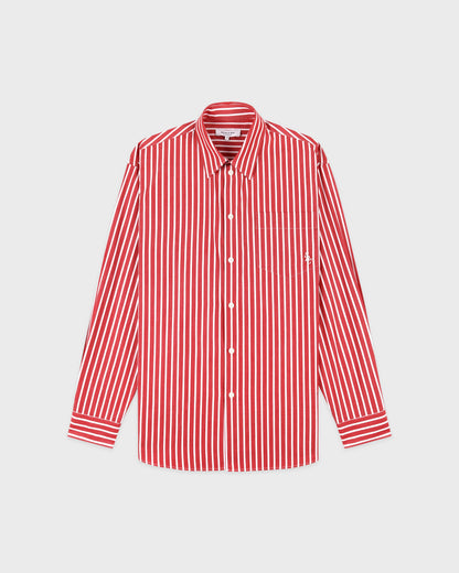 SRC Oversized Shirt - Ruby Stripe