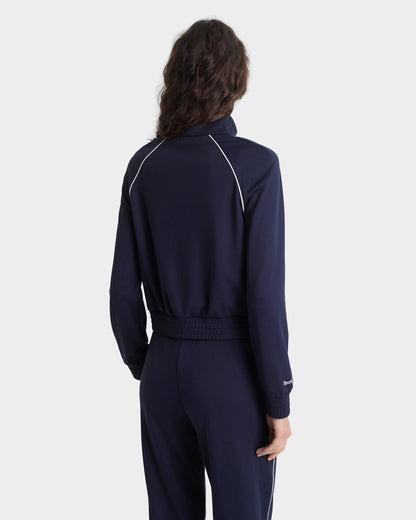 Heritage Yankees Serif Retro Track Jacket - Navy/White