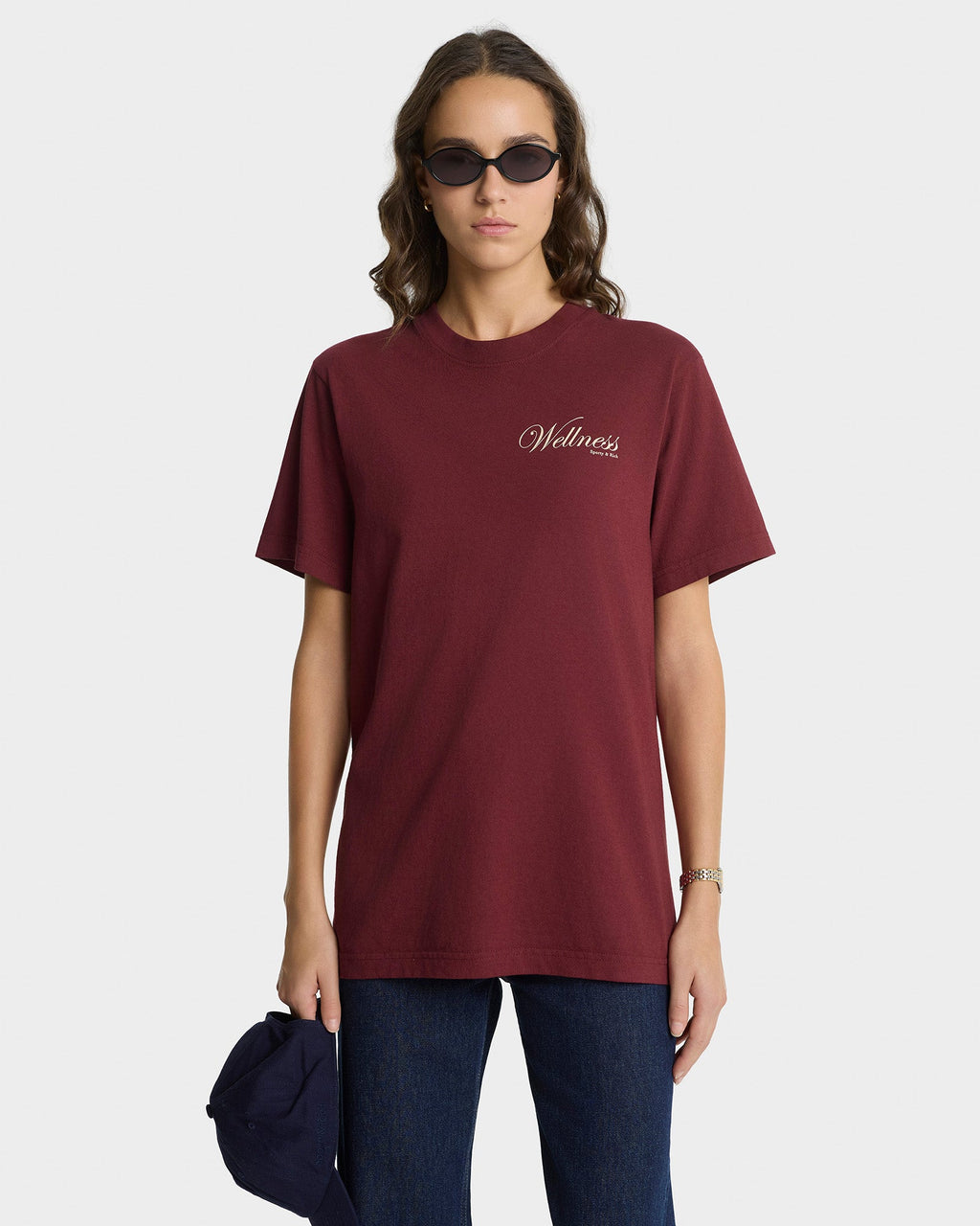 Soho T-Shirt - Merlot/Cream