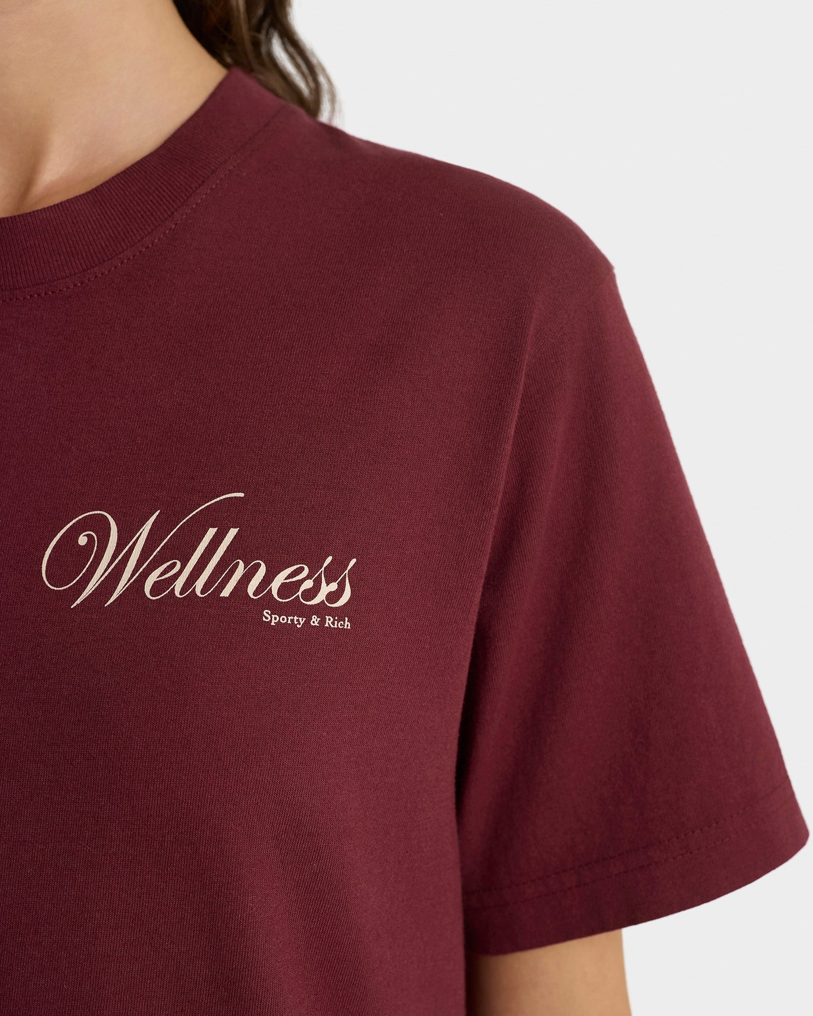 Soho T-Shirt - Merlot/Cream