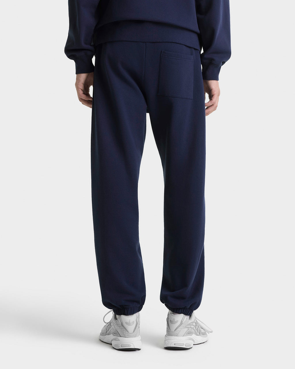 Signature Embroidered Sweatpant - Navy/White