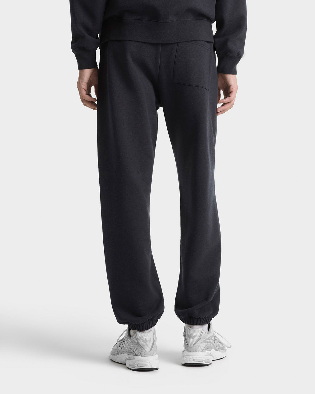 Signature Embroidered Sweatpant - Black/White