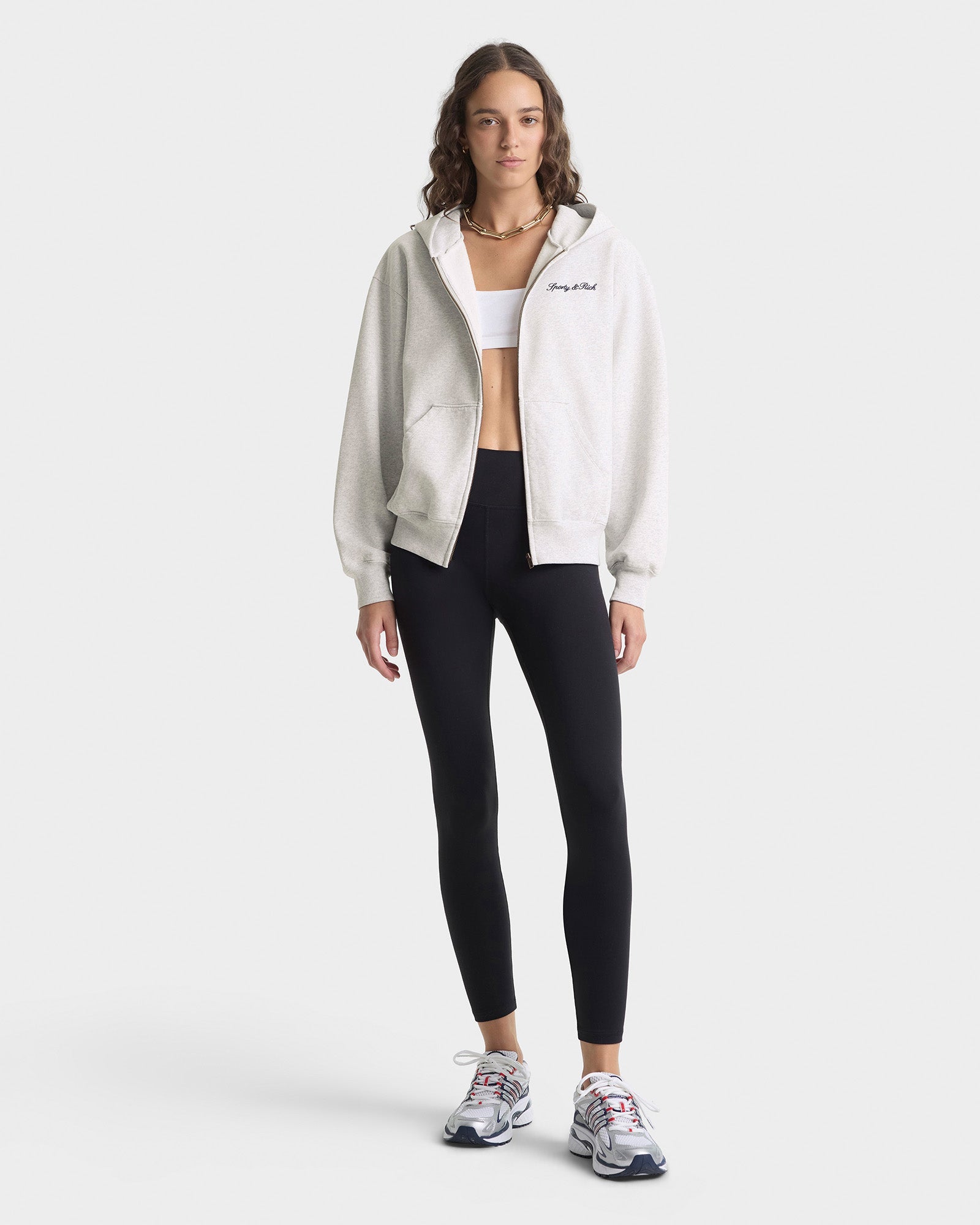 Signature Logo Legging - Black/White