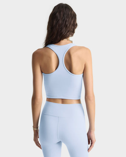 Signature Logo Sports Tank - Faded Blue/Navy