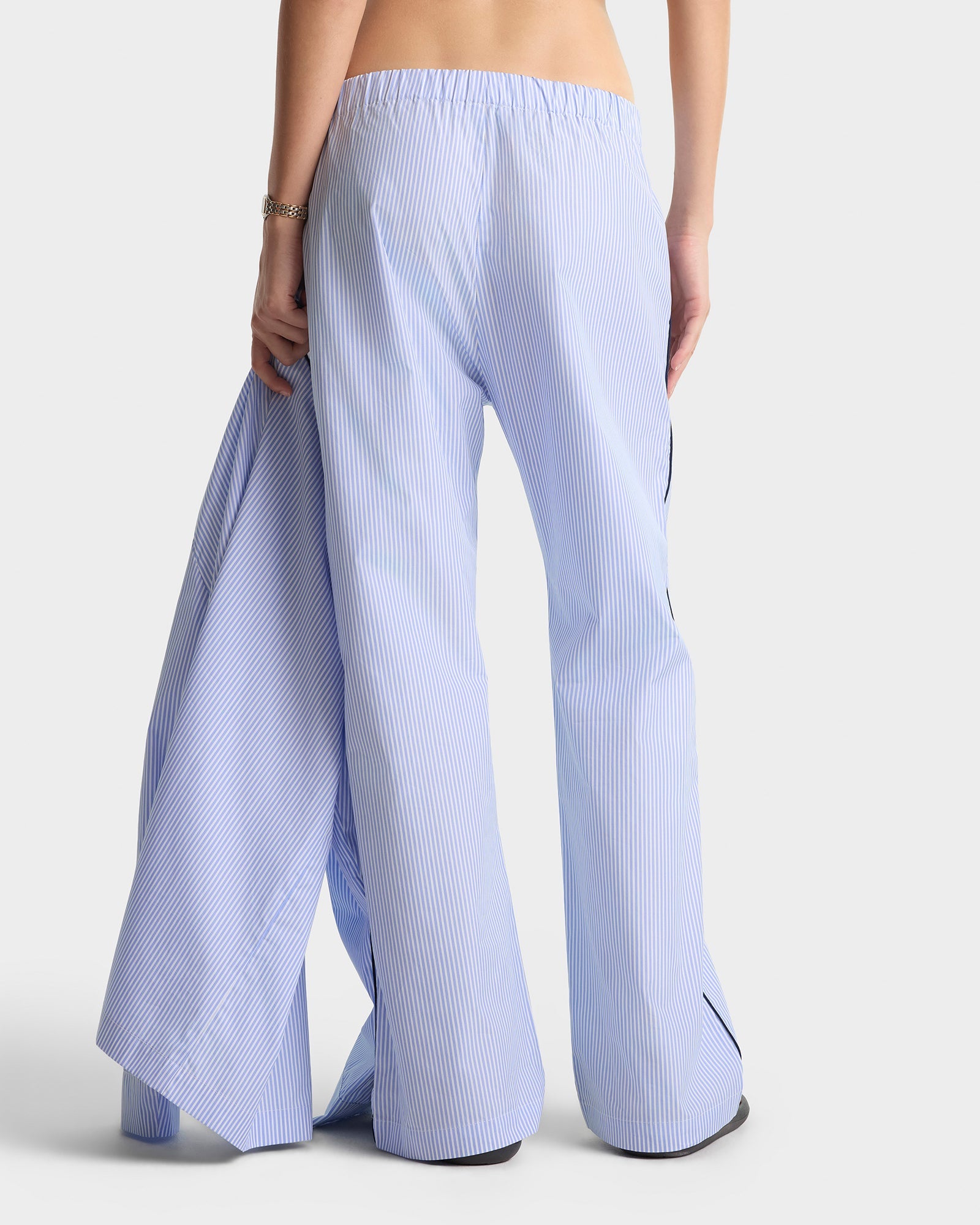 NY Crest Pyjama Pants - Blue Stripe