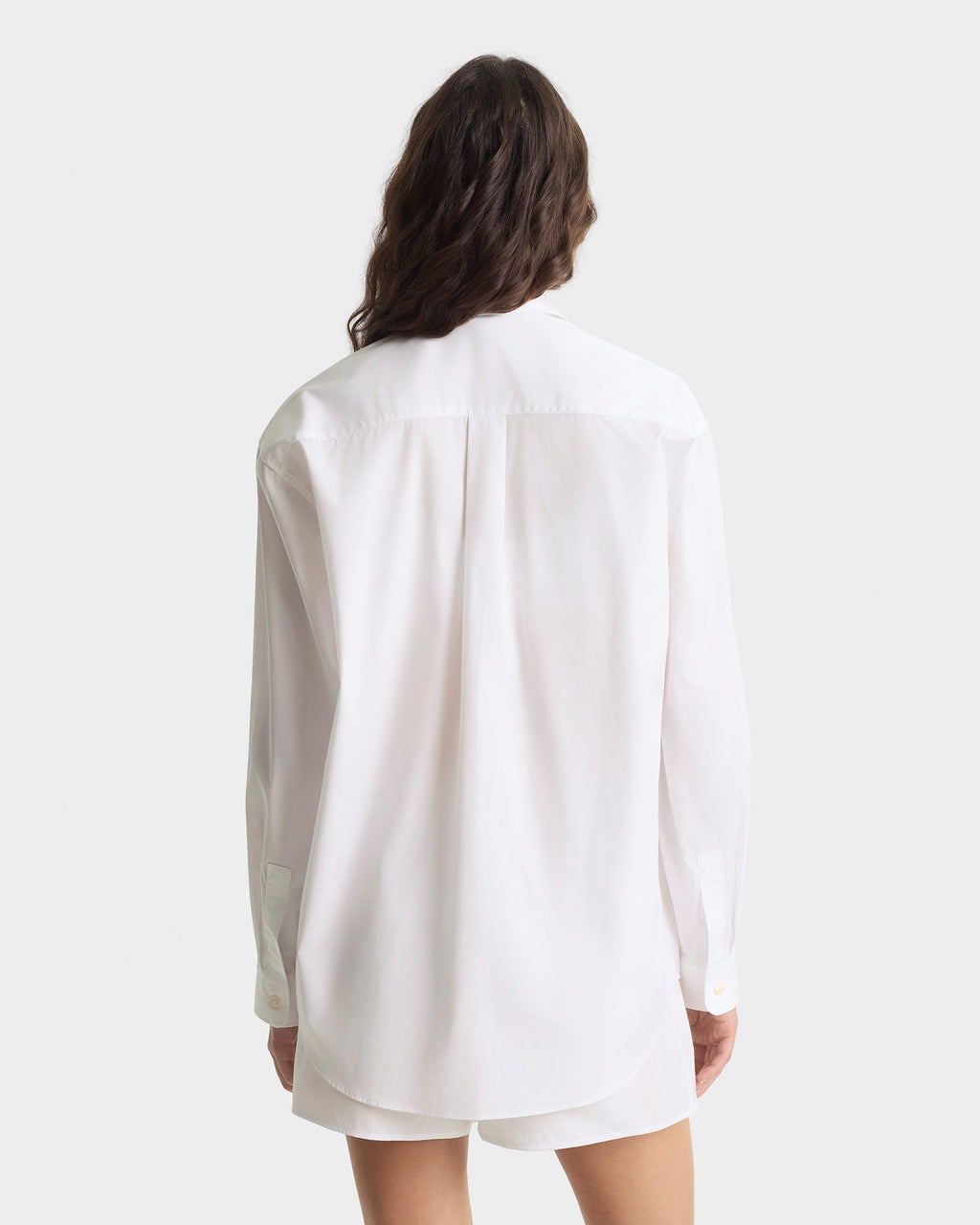 NY Crest Oversized Shirt - White/Navy