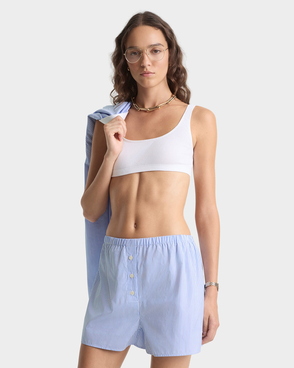 SRC Mini Boxer - Blue Stripe