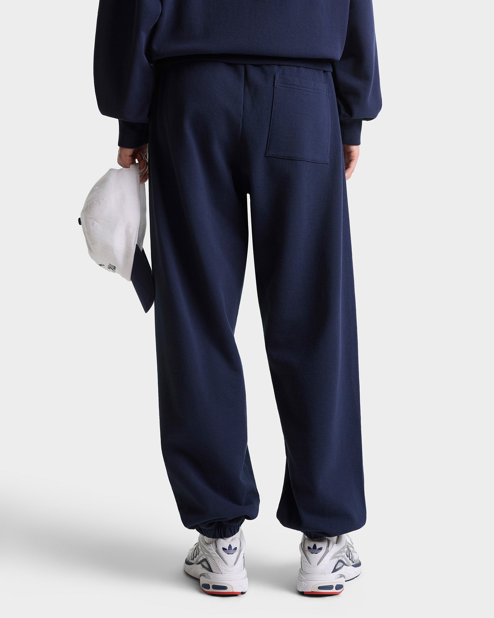 S&R Ivy Sweatpant - Navy/White