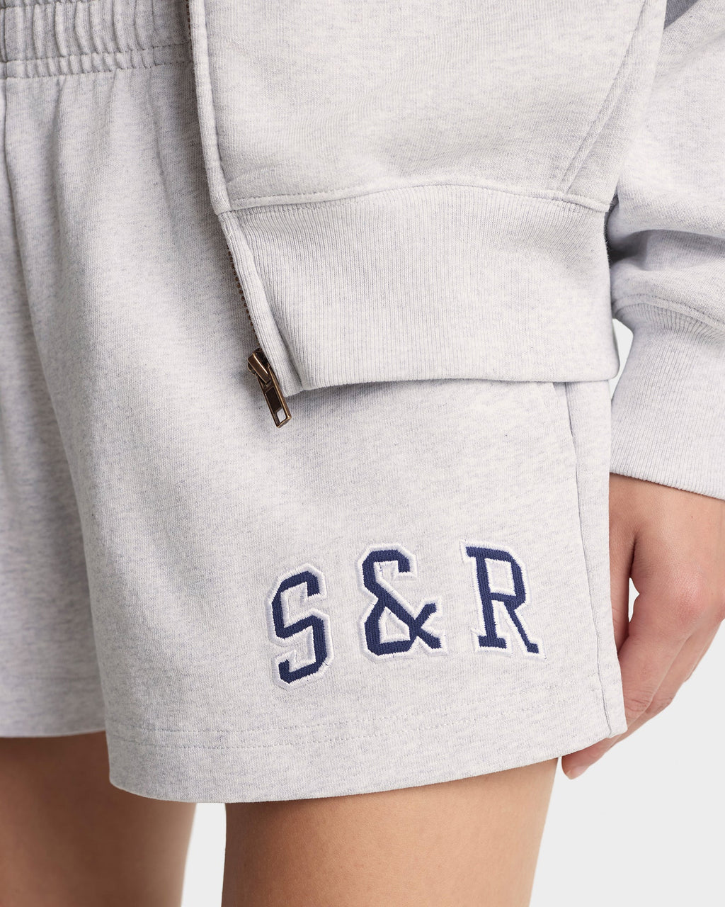 S&R Ivy Disco Short - Heather Gray/Navy