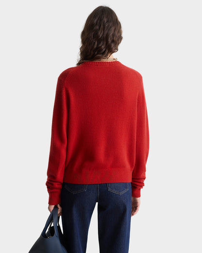 SRC Cashmere Cardigan - Ruby