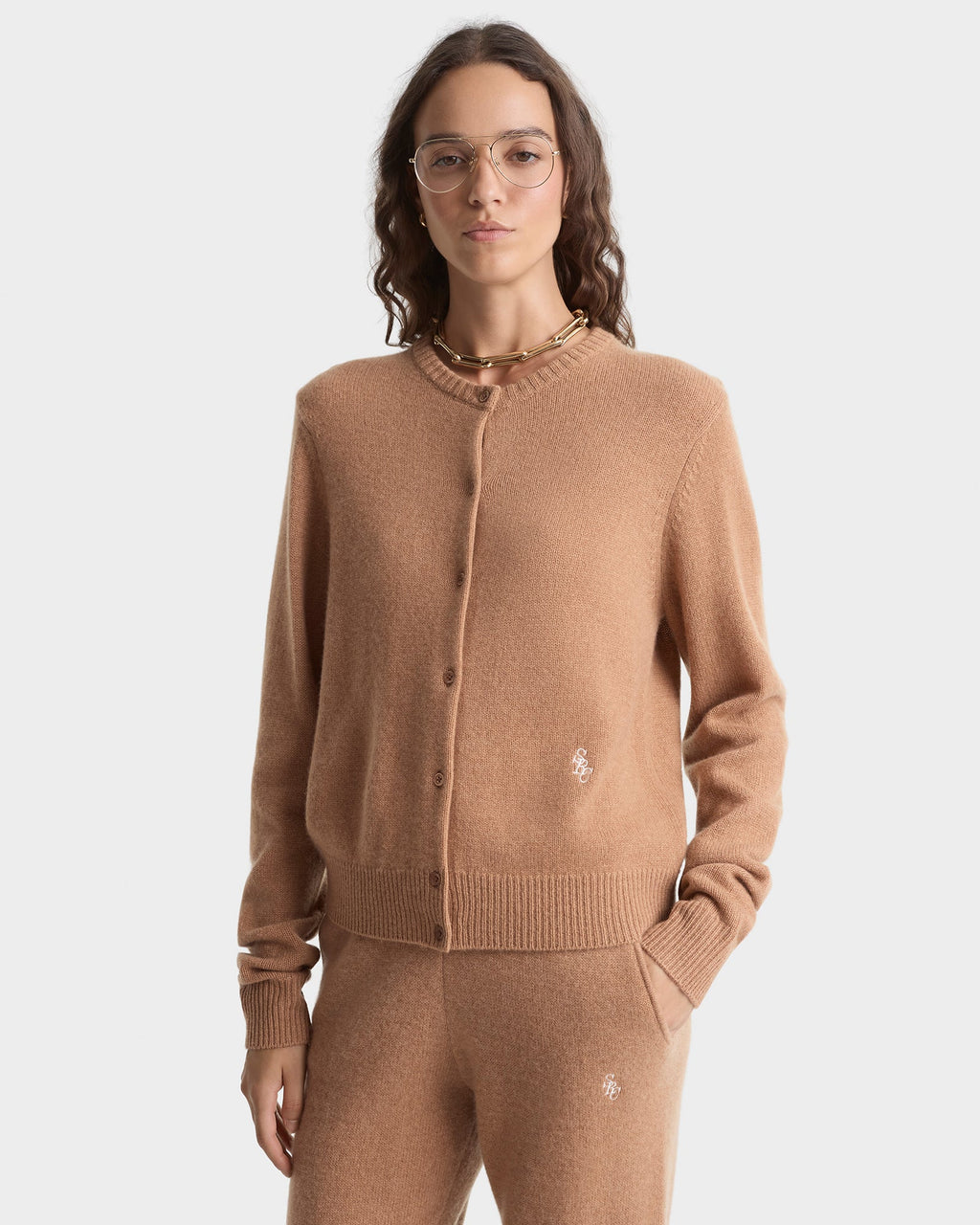 SRC Cashmere Cardigan - Camel