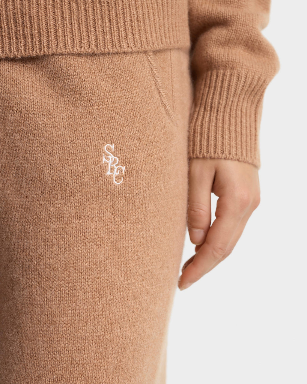 SRC Cashmere Zip Hoodie - Camel