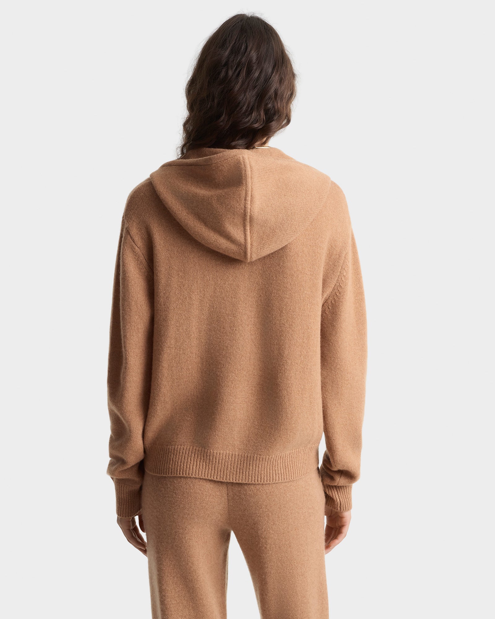 SRC Cashmere Zip Hoodie - Camel