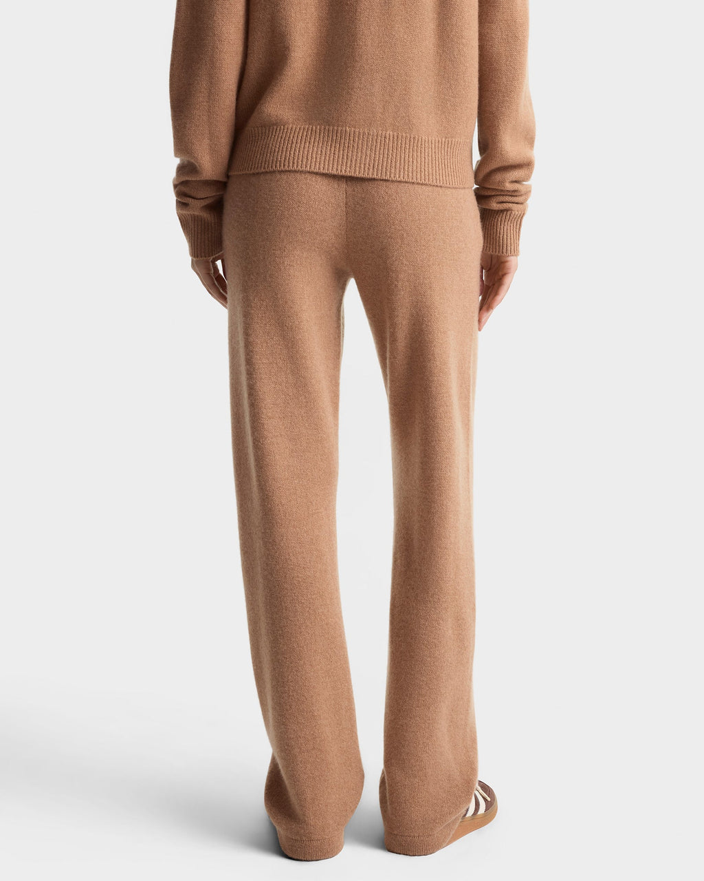 SRC Cashmere Trousers - Camel/White