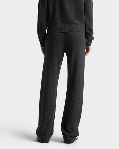 SRC Cashmere Trousers - Dark Grey/White