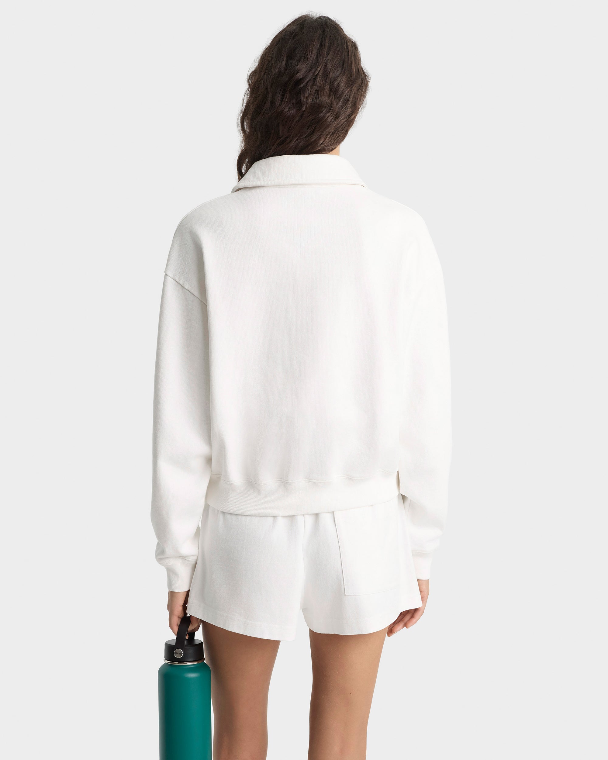 Syracuse Embroidered Polo - White/Forest