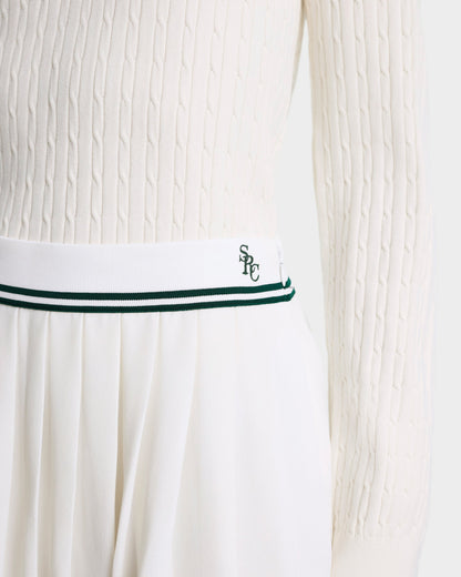 SRC Abigail Skirt - Ecru/Forest