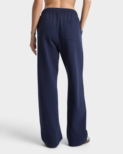 Yale Classic Wide Sweatpant - Navy/White