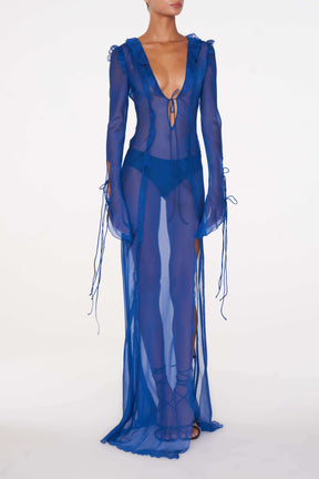 Farretti Dress Blue