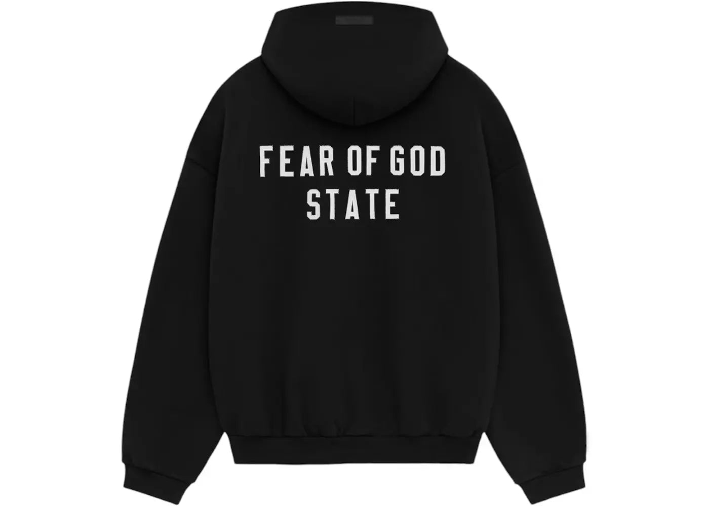 Fear of God Essentials Heavy Fleece Fullzip HoodieBlack