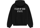 Fear of God Essentials Heavy Fleece Fullzip HoodieBlack